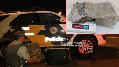 Mulher é presa com "pacote" de cocaína na região