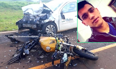 Rapaz morre ao bater moto em rodovia na região
