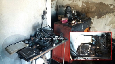 Bíblia fica intacta após incêndio na zona sul