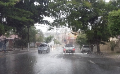 Chuva deve continuar durante todo o dia