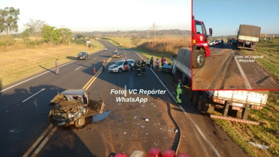 Acidente envolvendo 4 veículos (um deles de Marília) mata duas pessoas na região