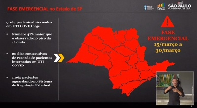 Covid-19: Governo do Estado anuncia toque de recolher e amplia restrições