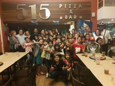 Prefeitura realiza confraternização do Cras Rosa Modelli em parceria com Pizzaria 515
