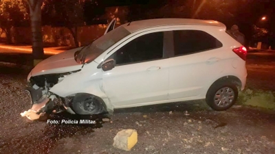 Assalto, perseguição e tiros termina em criminoso preso pela PM, na região