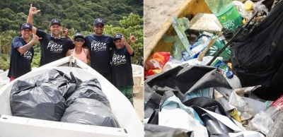 Pescadores realizam torneio de pesca de plástico