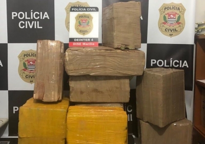 Idoso de 70 anos é preso com mais de 160 quilos de maconha em hotel de Marília