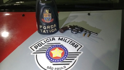 Força Tática apreende revólver