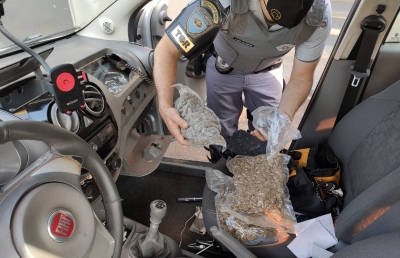 TOR prende jovem transportando super maconha e haxixe