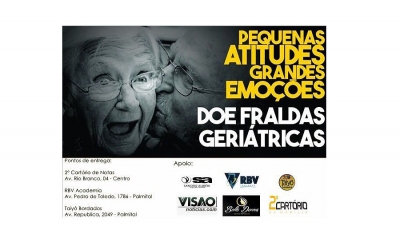 Visão Notícias apoia campanha para arrecadação de fraldas geriátricas em Marília
