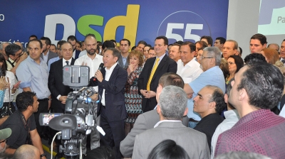 Deputado de Marília Walter Ihoshi e ministro Kassab destacam liderança de João Dória