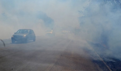 Queimadas em rodovias aumentam 120%