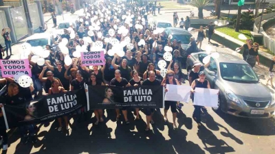Violência contra mulher tem protesto na região