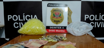 Tio e sobrinho são presos pela DISE por tráfico de drogas em Marília