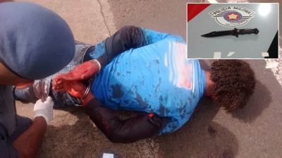 Homem é preso após tentativa de homicídio 