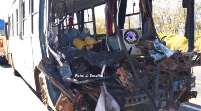 Acidente na SP-333 entre ônibus e caminhão deixa trabalhadores rurais feridos