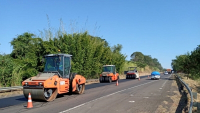 De Bauru a Panorama, concessionária executa obras no pavimento  da SP-294