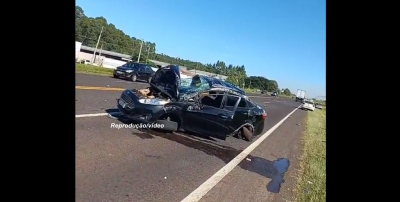 Rapaz fica gravemente ferido em acidente na SP-294
