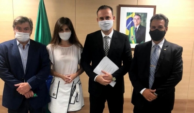 Prefeito Daniel Alonso e deputado Capitão Augusto buscam recursos em Brasília