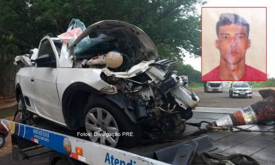 Jovem morre após violenta colisão com caminhão em rodovia na região