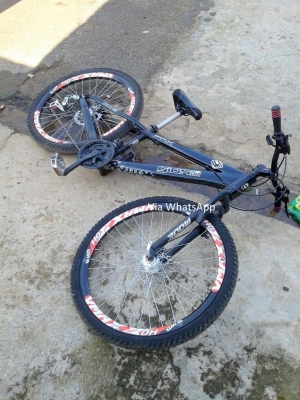 Polícia apreende bicicleta em biqueira na zona norte