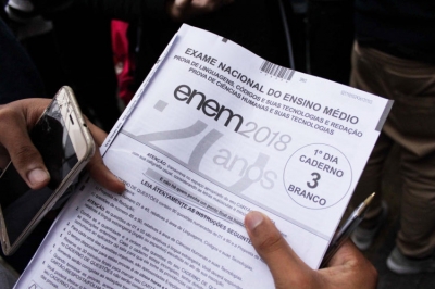Gabarito oficial do Enem 2018 será divulgado nesta quarta-feira
