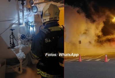 Casas são evacuadas após vazamento de oxigênio líquido em Marília