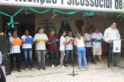 Secretaria Municipal da Saúde apoia e participa da Luta Antimanicomial