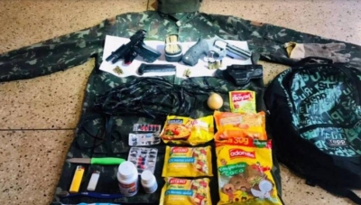 Alimentos, armas e remédios: veja lista de itens que Lázaro carregava em mochila