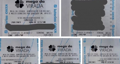 Mega da Virada: grupo que gastou R$ 116 mil em apostas acerta apenas dois números