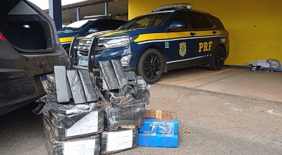PRF faz nova apreensão de droga na BR-153