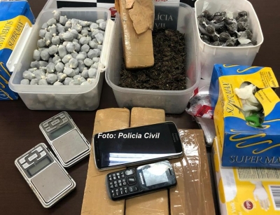 DISE apreende grande quantidade de drogas na região