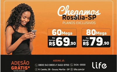 Life conclui a cobertura do distrito de Rosália