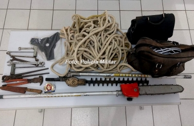 Homem é preso pela PM após furtar casa de jardineiro em Marília