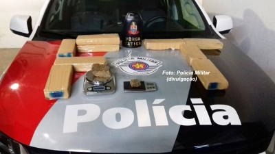Operações da Força Tática apreendem muita droga e arma