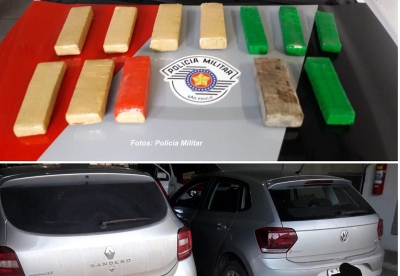 Polícia Militar intercepta carregamento de drogas que chegaria em Marília