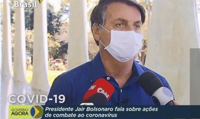 Presidente Bolsonaro está mesmo com Covid-19
