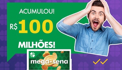 Mega-Sena deste sábado deve pagar prêmio de R$ 100 milhões