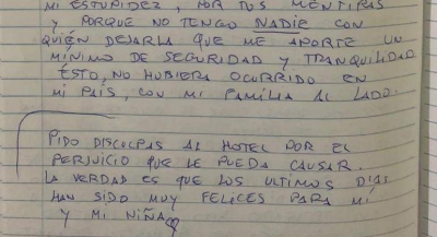 Homem que pulou com a filha de 6 anos do 17º andar de hotel deixou carta de despedida 