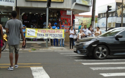 Faixa de Segurança: Emdurb faz campanha para motoristas e pedestres