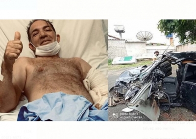 Após grave acidente, comerciante pede ajuda para conseguir voltar a andar 