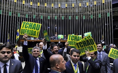 Começa sessão de votação do processo de impeachment da presidente Dilma