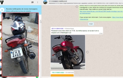 PM recupera moto furtada na zona Norte. Estava com dois adolescentes