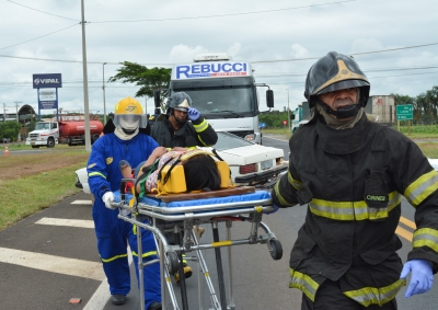 Triunfo Transbrasiliana realiza simulado de acidente com produto perigoso