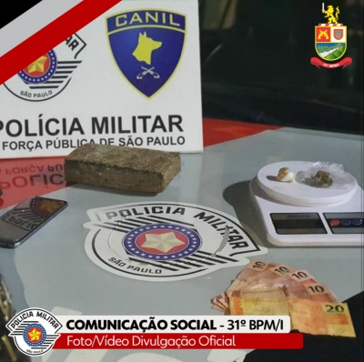 Três são presos com crack e tijolo de maconha na região