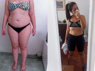 Cansada de receber apelidos, jovem perde 30 kg em 7 meses