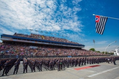 Polícia Militar celebra 189 anos com hasteamento da Bandeira Nacional em todas as unidades