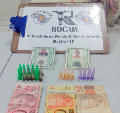 Mulheres do tráfico são presas pela PM