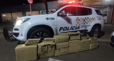 Polícia Rodoviária faz apreensão de drogas em Ourinhos