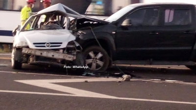 Acidente na SP-294, em Pompeia, deixa 4 pessoas feridas