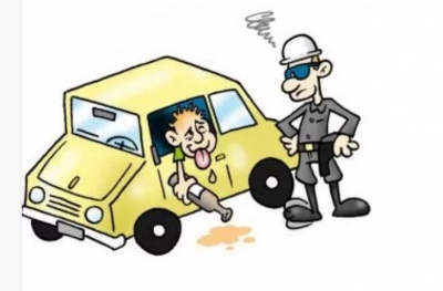 Eletricista é preso pela PM após dirigir embriagado e causar acidente